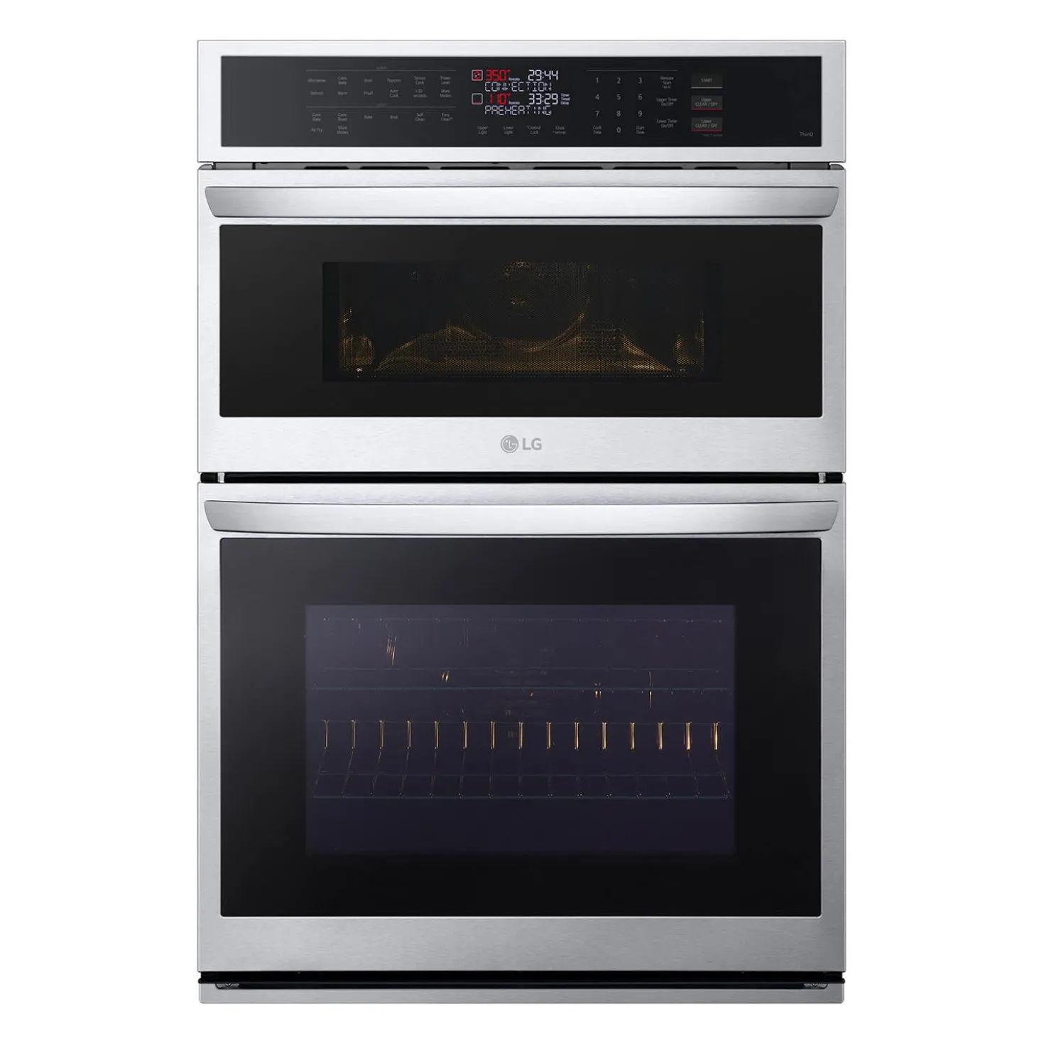 LG Four mural double Acier inoxydable30"Électrique - WCEP6423F