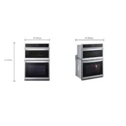 LG Four mural double Acier inoxydable30