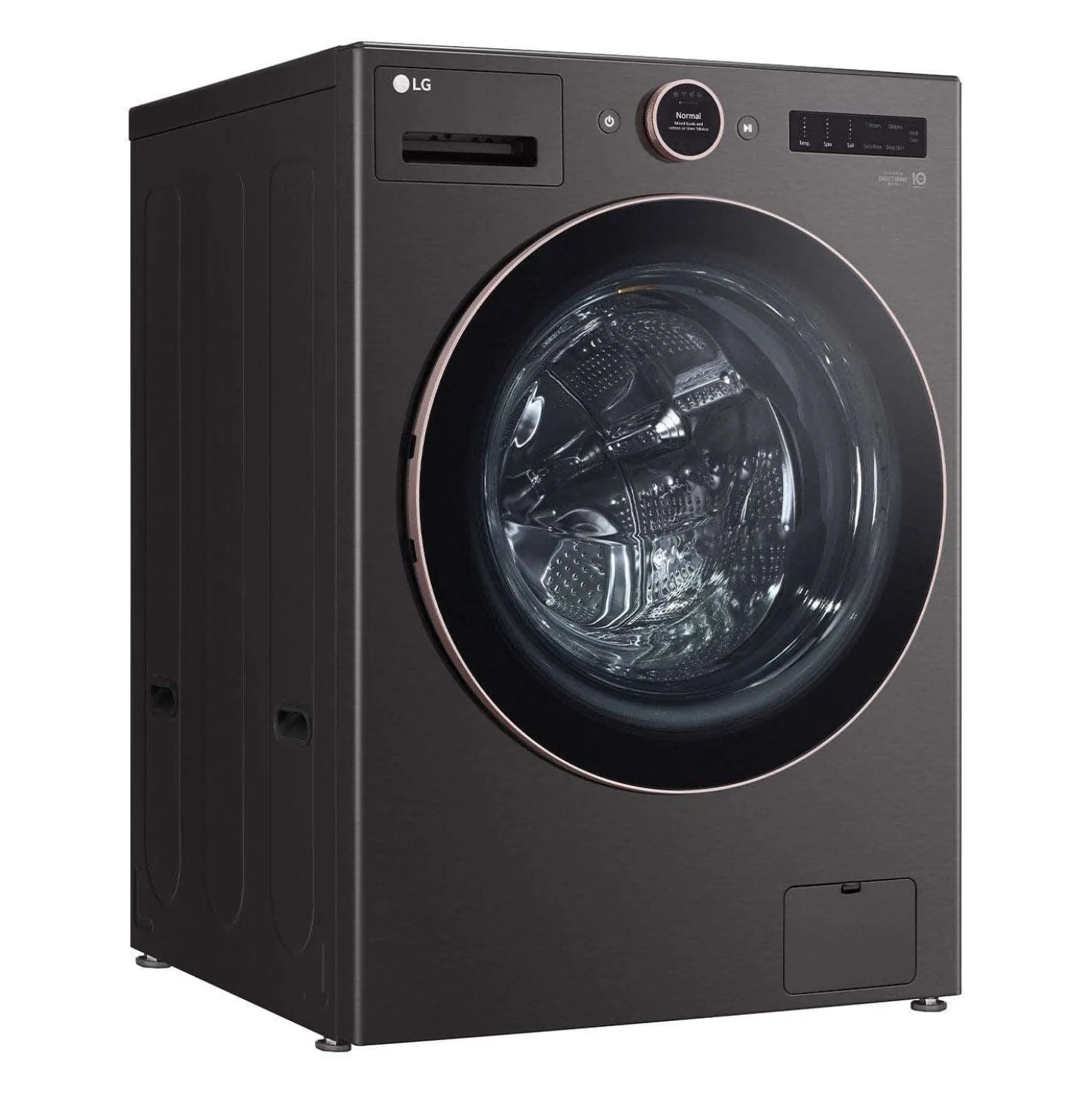 LG Laveuse Chargement frontal Inox Noir 27" - WM6500HBA