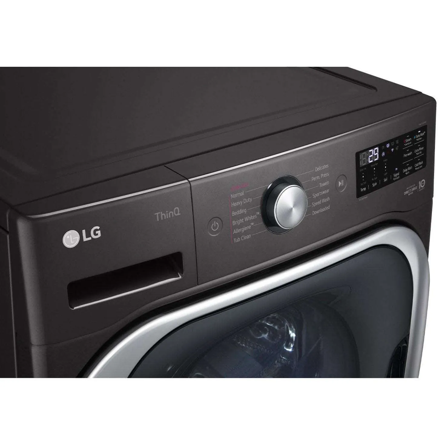 LG Laveuse Chargement frontal Inox Noir 29" - WM8900HBA