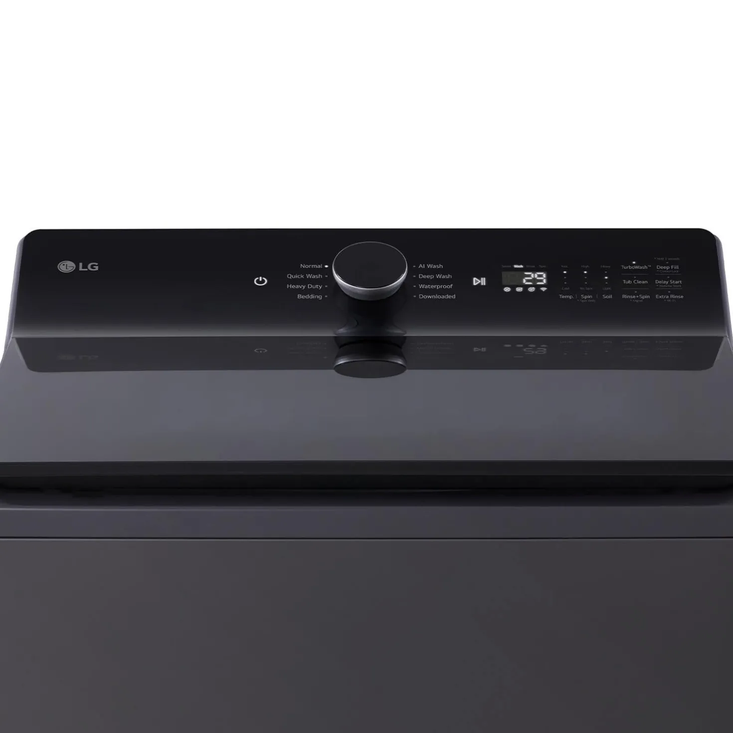 LG Laveuse Chargement par le haut Noir 27" - WT8405CB