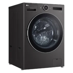 LG Laveuse et sécheuse tout-en-un, Inox Noir, 27", Chargement frontal - WM6998HBA