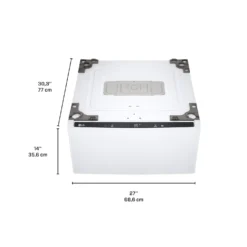 LG Laveuse-piedestal Chargement par le haut Blanc 29