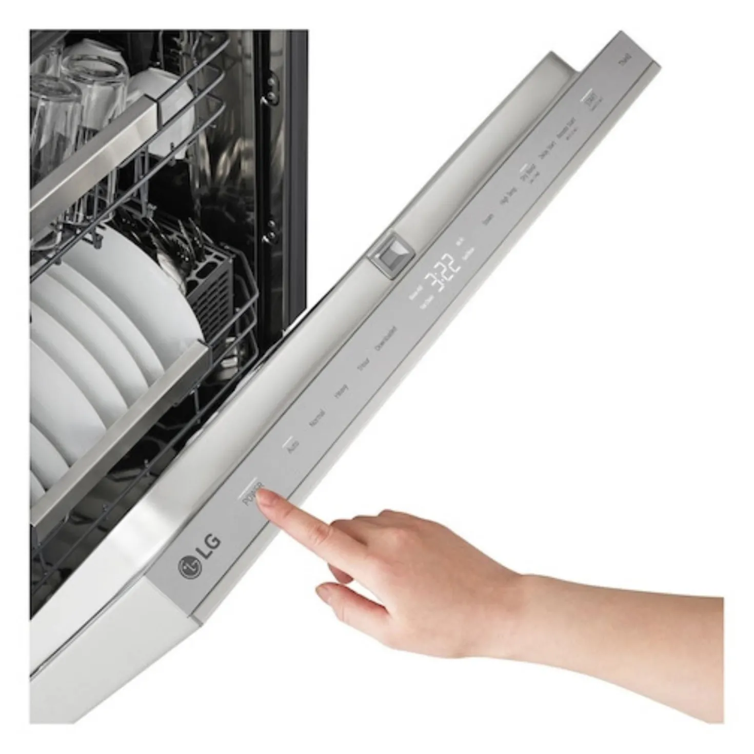 LG Lave-vaisselle Encastré Acier inoxydable 24" 44dB - LDNPH654S