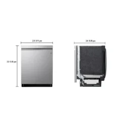 LG Lave-vaisselle Encastré Acier inoxydable 24