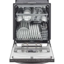 LG Lave-vaisselle Encastré Acier inoxydable noir 24