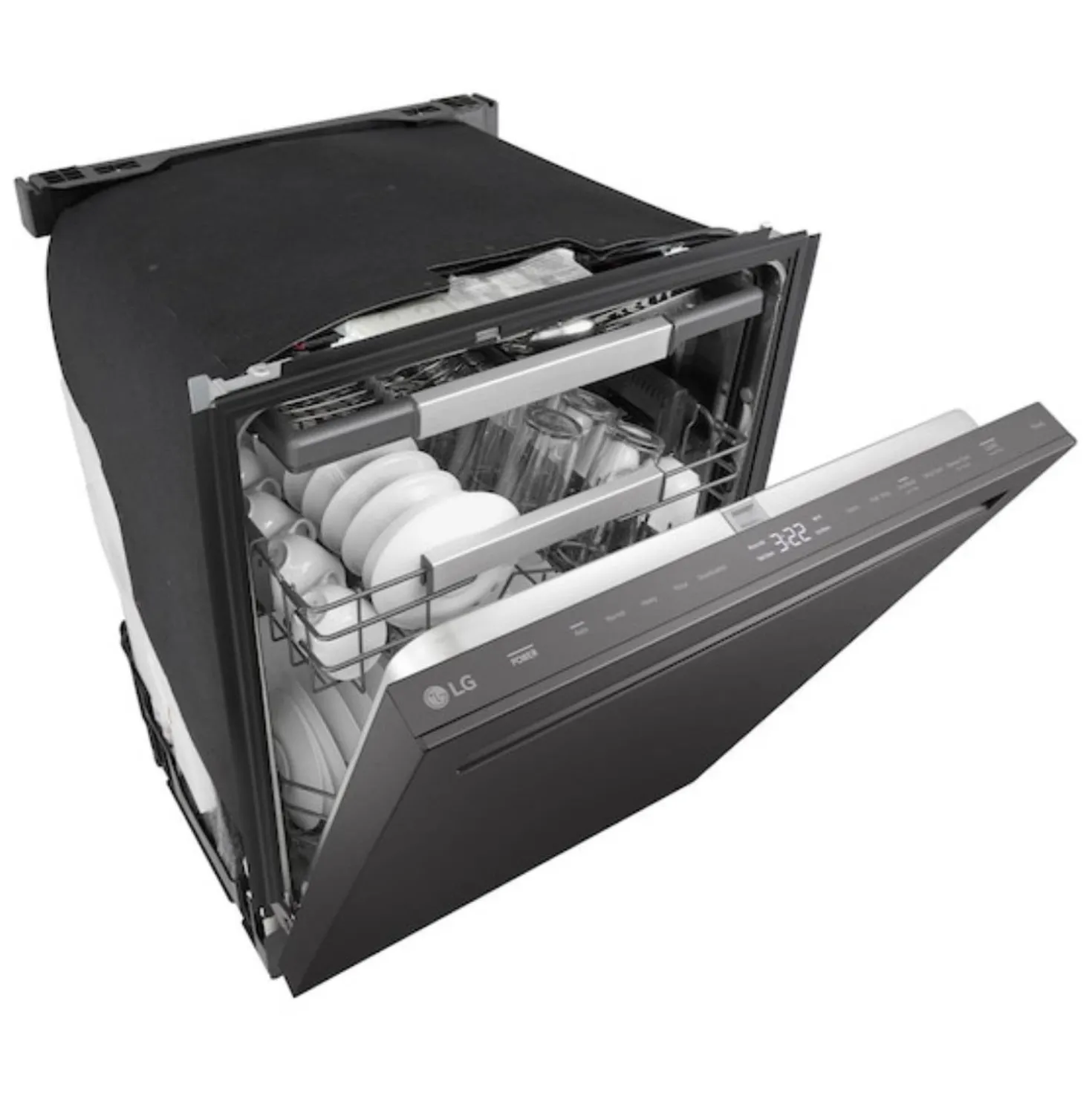 LG Lave-vaisselle Encastré Inox Noir 24" 44dB - LDNPM654D