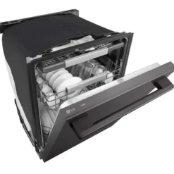 LG Lave-vaisselle Encastré Inox Noir 24