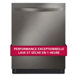 LG Lave-vaisselle Encastré Inox Noir 24