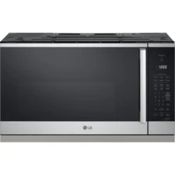 LG Micro-ondes avec hotte, Acier inoxydable, 30", 1050W, 400