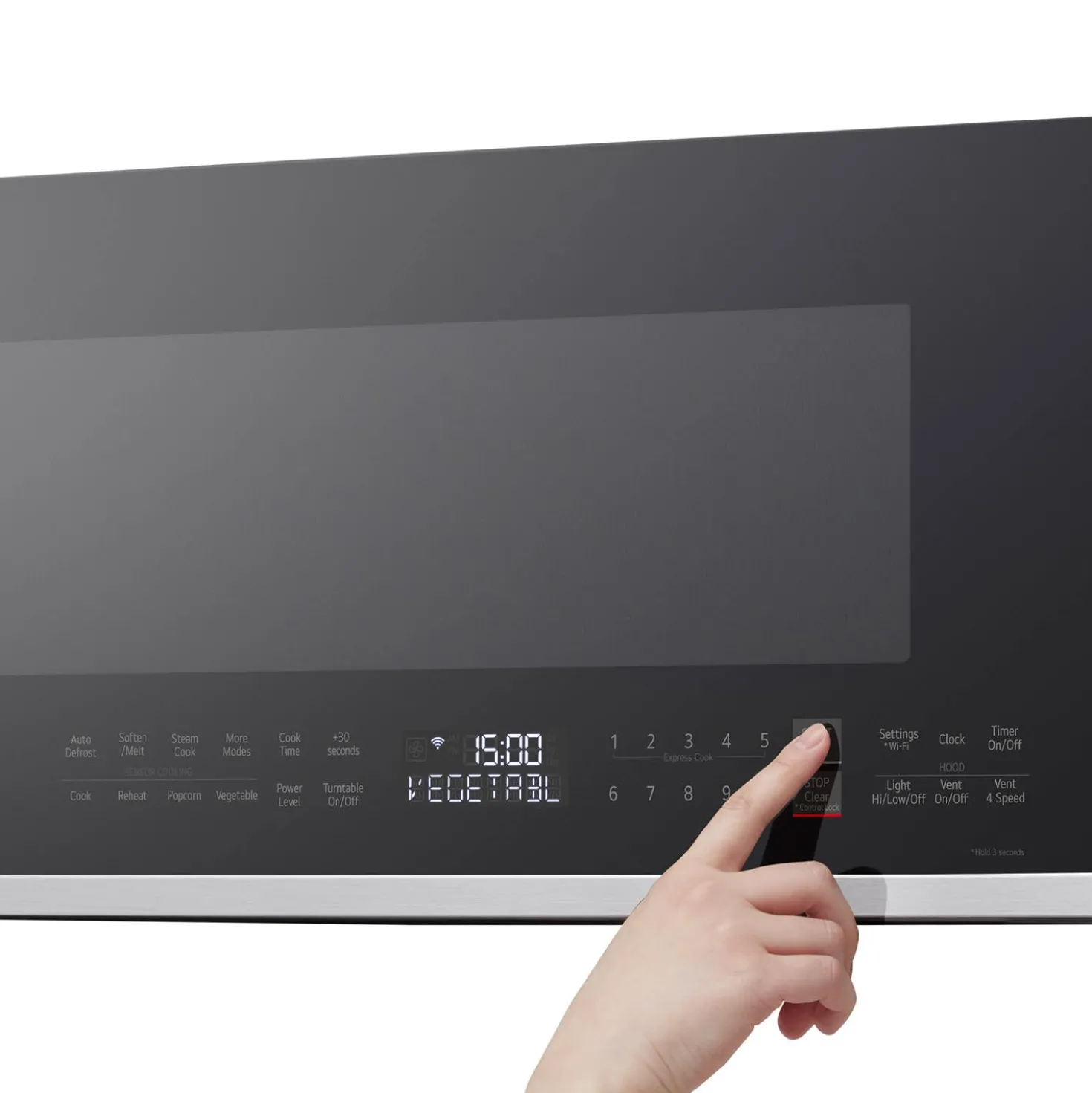 LG Micro-ondes/Hottes, Acier inoxydable, 30", 550