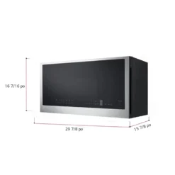LG Micro-ondes/Hottes 2,pi3, Acier inoxydable, 30