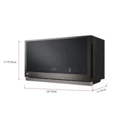 LG Micro-ondes/Hottes 2,1 pi3, Inox Noir, 30