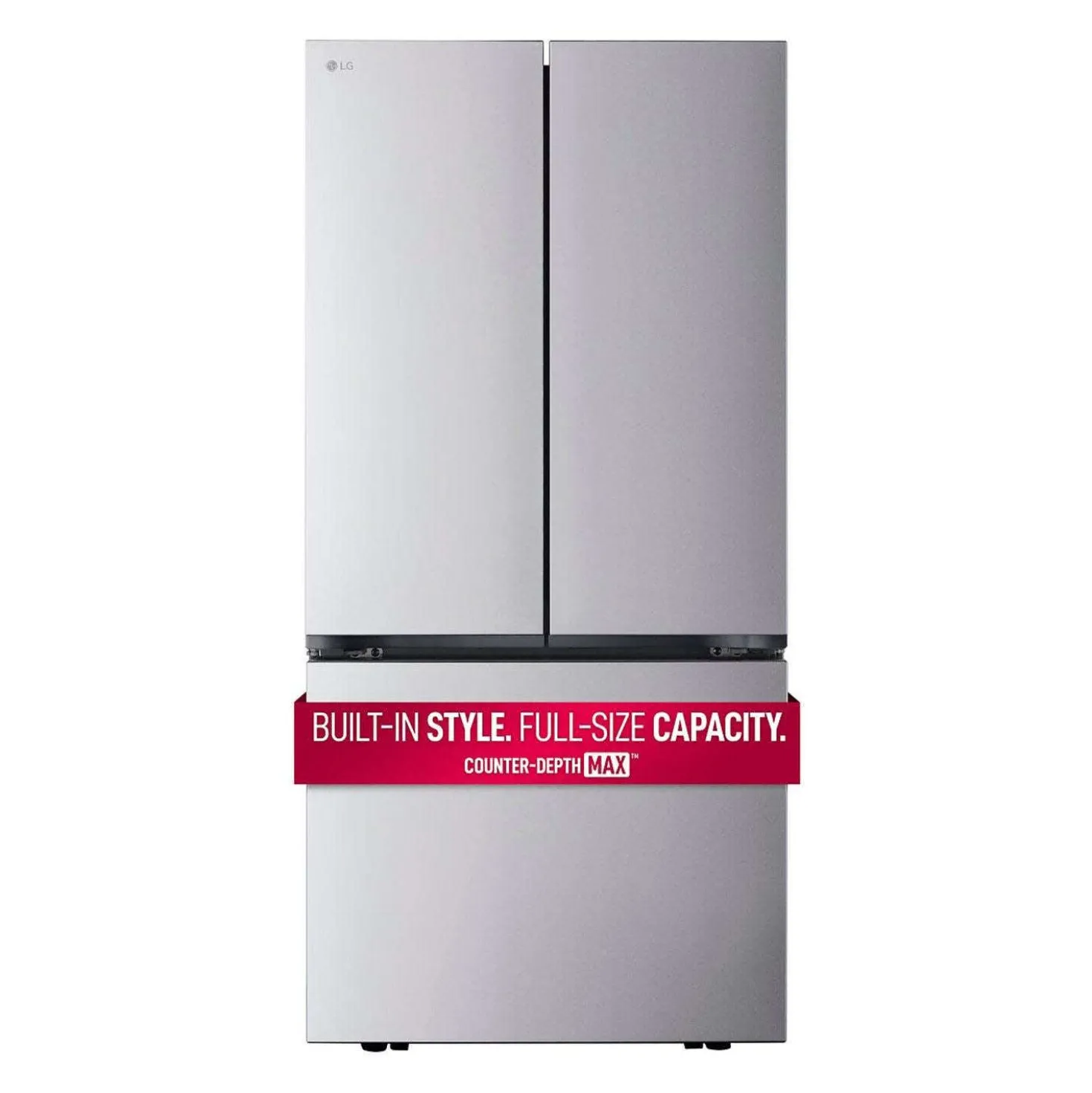 LG Réfrigerateur 21 pi3 33 po Acier inoxydable Congélateur en bas, Portes françaises - LF21C6200S