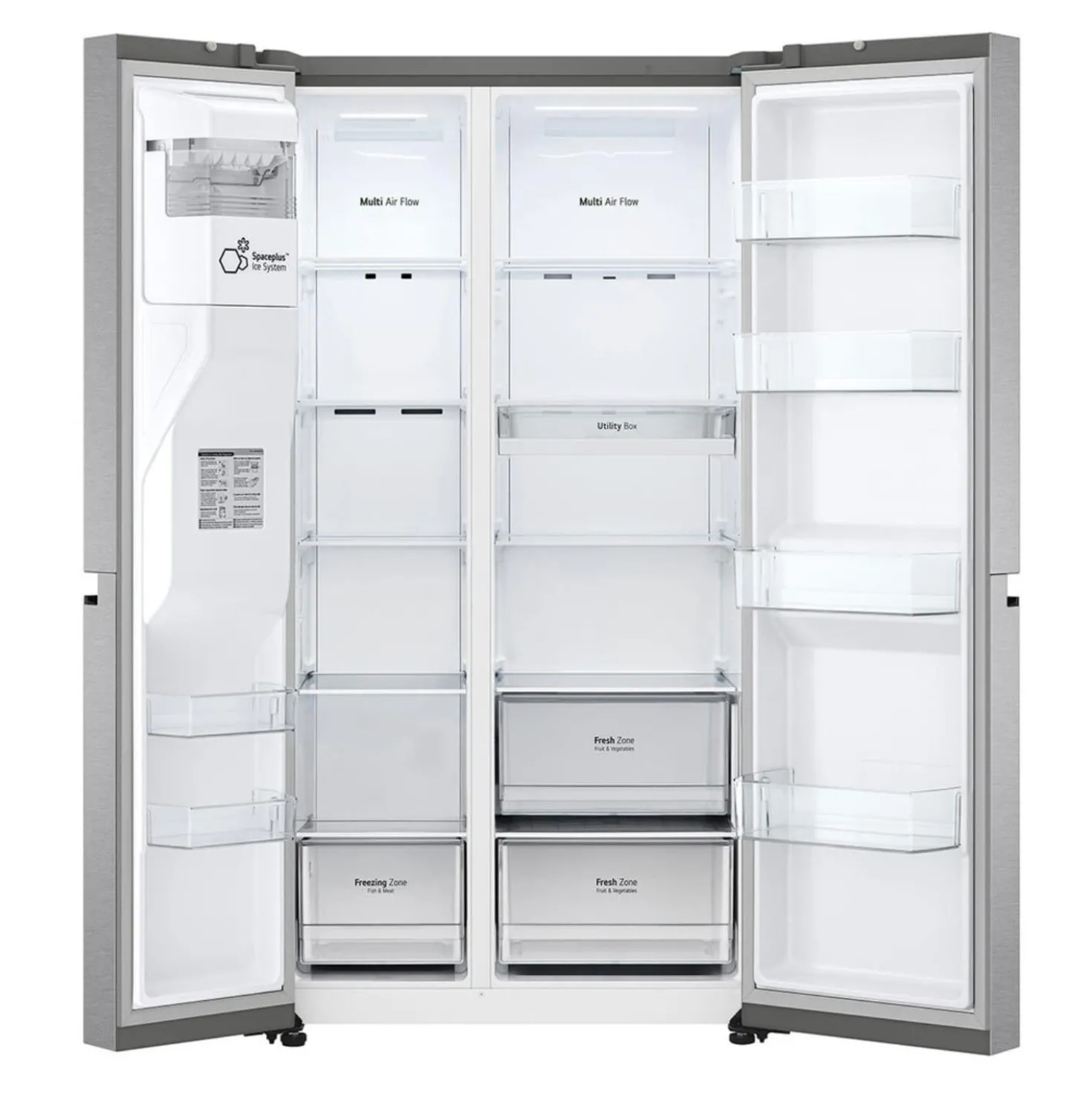 LG Réfrigerateur 23 pi3 36 po Acier inoxydable Côte à côte - LS23C4230V