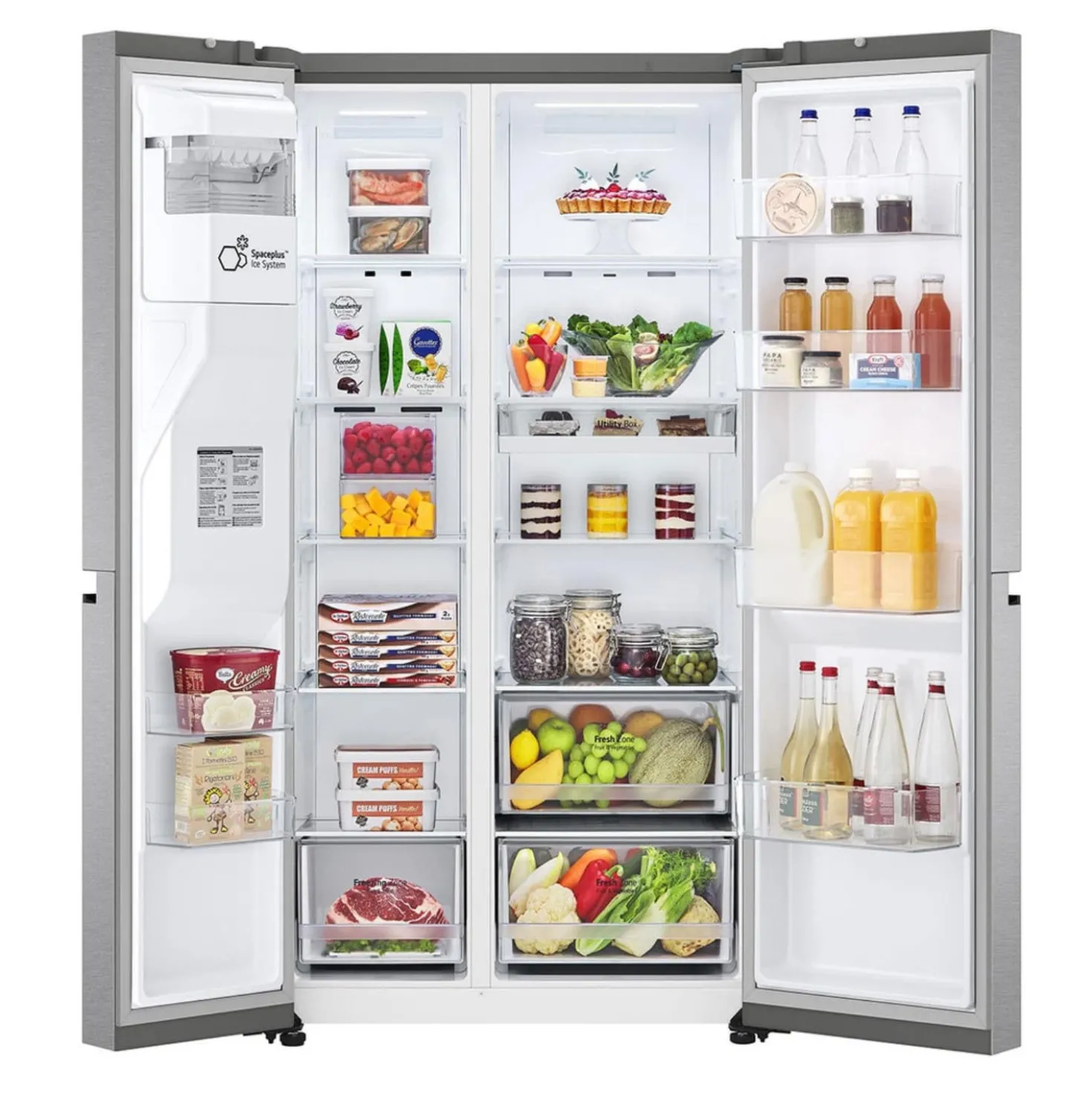 LG Réfrigerateur 23 pi3 36 po Acier inoxydable Côte à côte - LS23C4230V