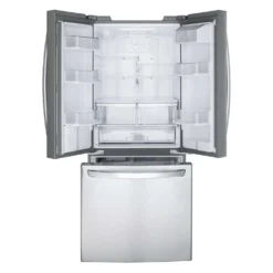 LG Réfrigérateur 21,8 pi3 30 po Acier inoxydable Congélateur en bas, Portes françaises - LRFWS2200S
