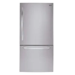 LG Réfrigérateur 22 pi3 30 po Acier inoxydable Congélateur en bas - LRDNS2200S