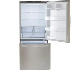 LG Réfrigérateur 22 pi3 30 po Acier inoxydable Congélateur en bas - LRDNS2200S