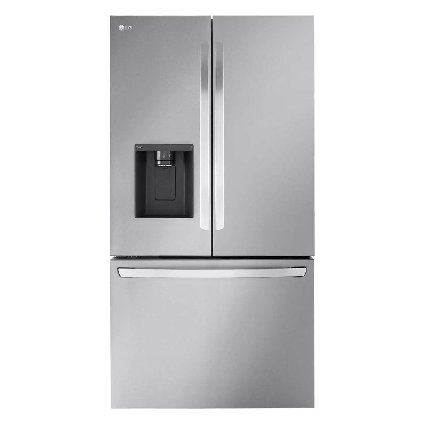 LG Réfrigérateur 26 pi3 36 po Acier inoxydable Congélateur en bas, Portes françaises - LRFXC2606S