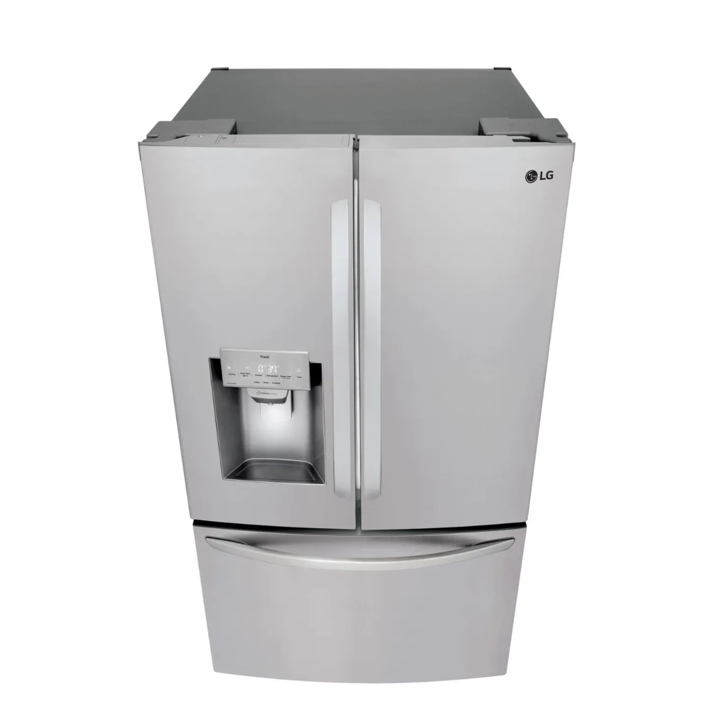 LG Réfrigérateur 28 pi3 36 po Acier inoxydable Portes françaises - LHFS28XBS
