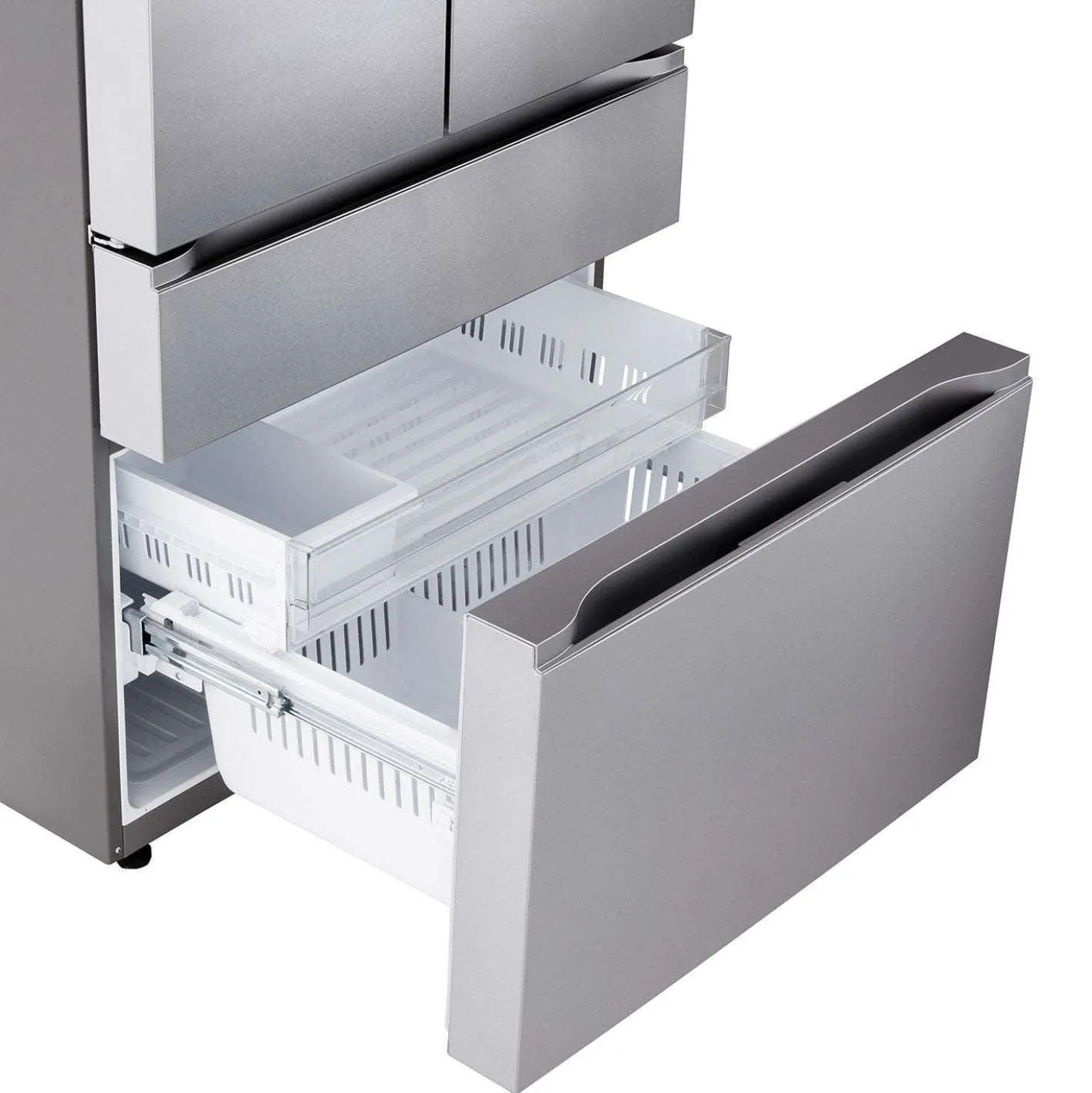 LG Réfrigérateur 30 pi3 36 po Acier inoxydable Congélateur en bas, Portes françaises - LF30S8210S