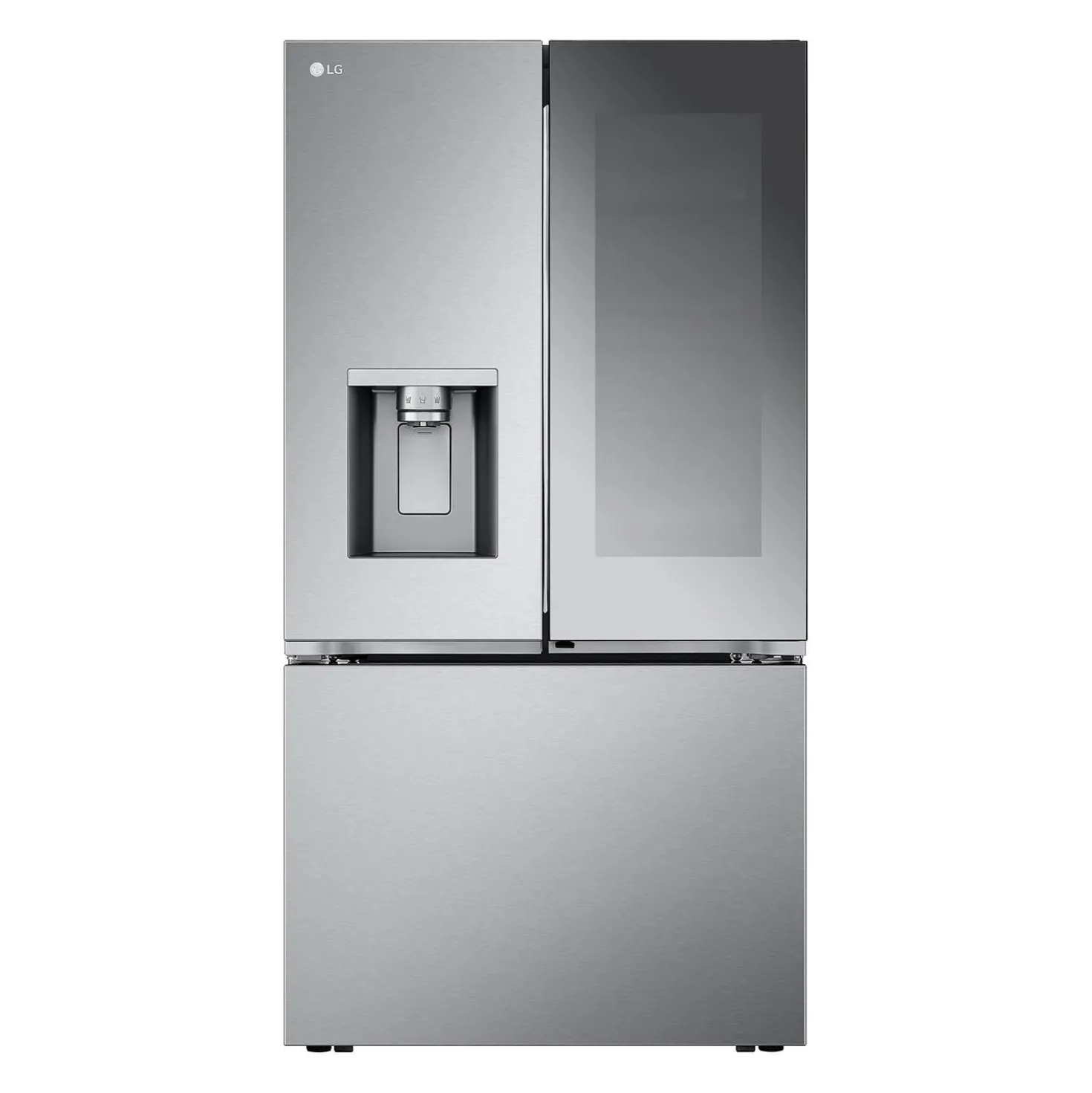 LG Réfrigérateur 31 pi3 36 po Acier inoxydable Portes françaises - LRYKS3106S