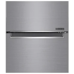 LG Réfrigérateur 12 pi3 24 po Argent platine Congélateur en bas - LBNC12231V