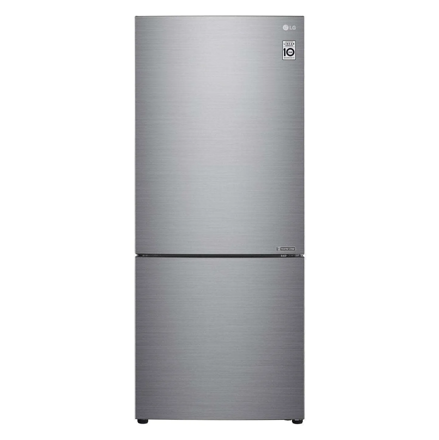 LG Réfrigérateur 15 pi3 28 po Argent platine Congélateur en bas - LBNC15251V