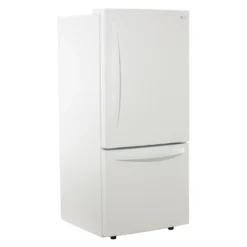 LG Réfrigérateur 22 pi3 30 po Blanc Congélateur en bas - LRDNS2200W