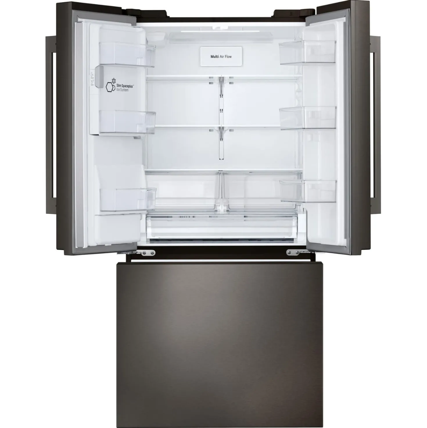 LG Réfrigérateur 25 pi3 33 po Inox Noir Portes françaises - LF25H6330D