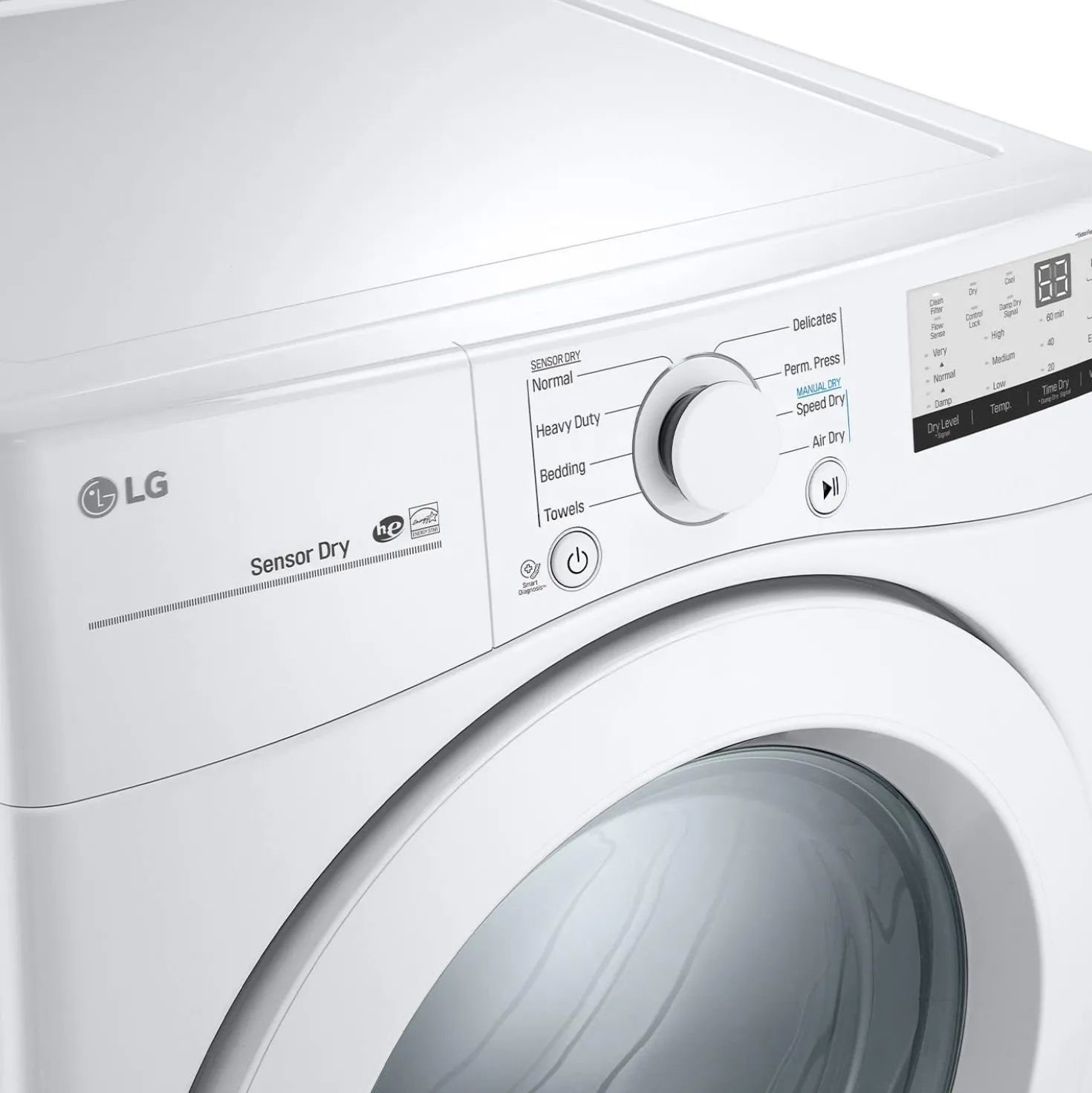 LG Sécheuse Chargement frontal Blanc 27" - DLE3400W