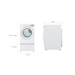 LG Sécheuse Chargement frontal Blanc 27