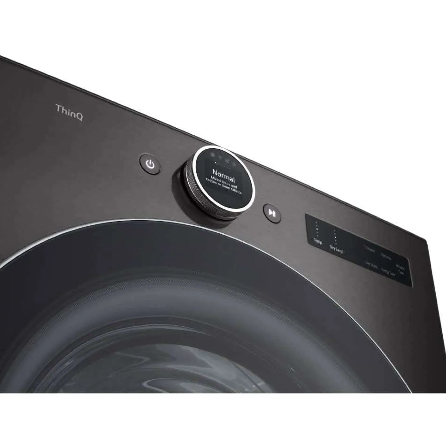 LG Sécheuse Chargement frontal Inox Noir 27" - DLEX6700B