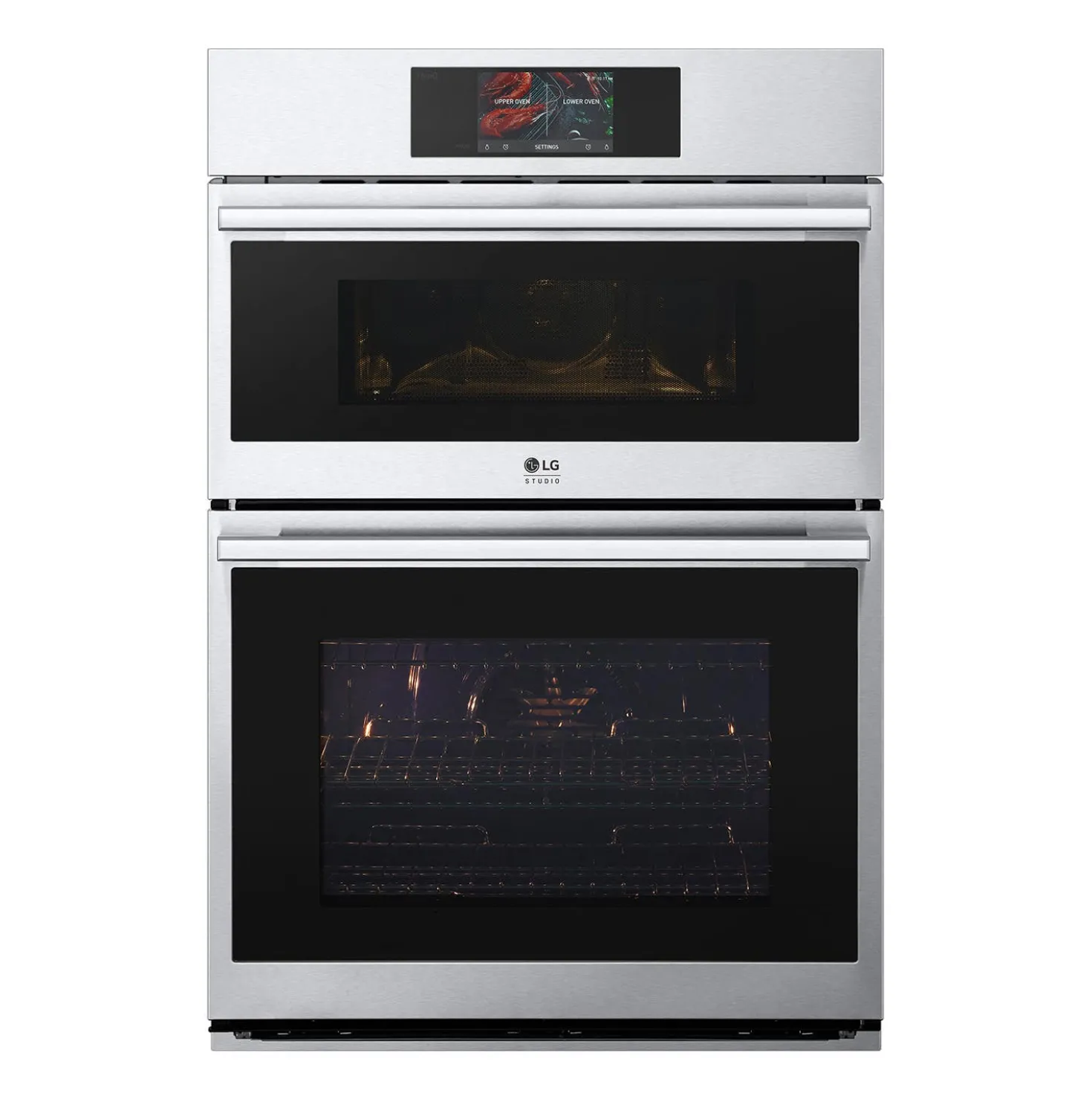 LG STUDIO Four mural double Acier inoxydable30"Électrique - WCES6428F