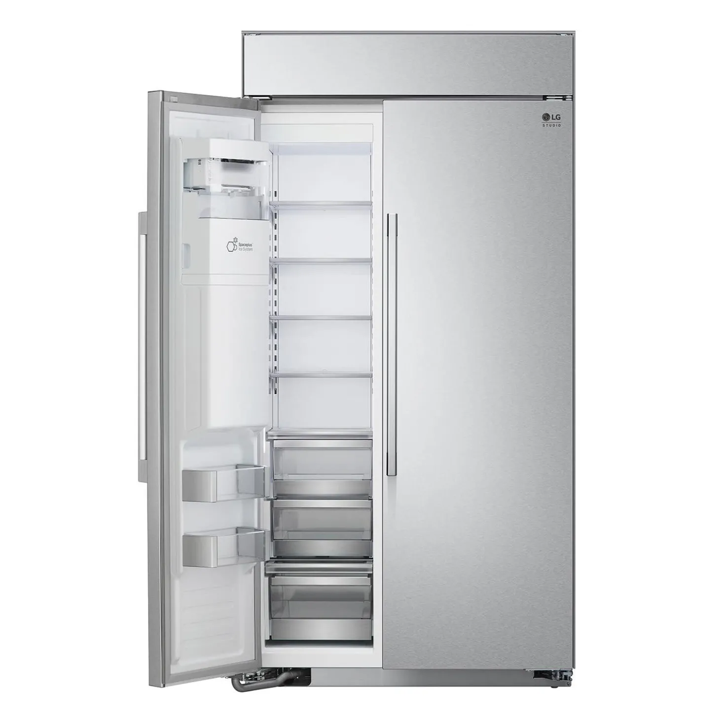 LG STUDIO Réfrigérateur 26 pi3 42 po Acier inoxydable Côte à côte - SRSXB2622S