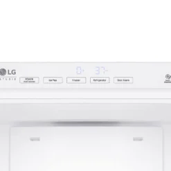 LG STUDIO Réfrigérateur 9 pi3 22 po Blanc Congélateur en bas - LSBNC1021P