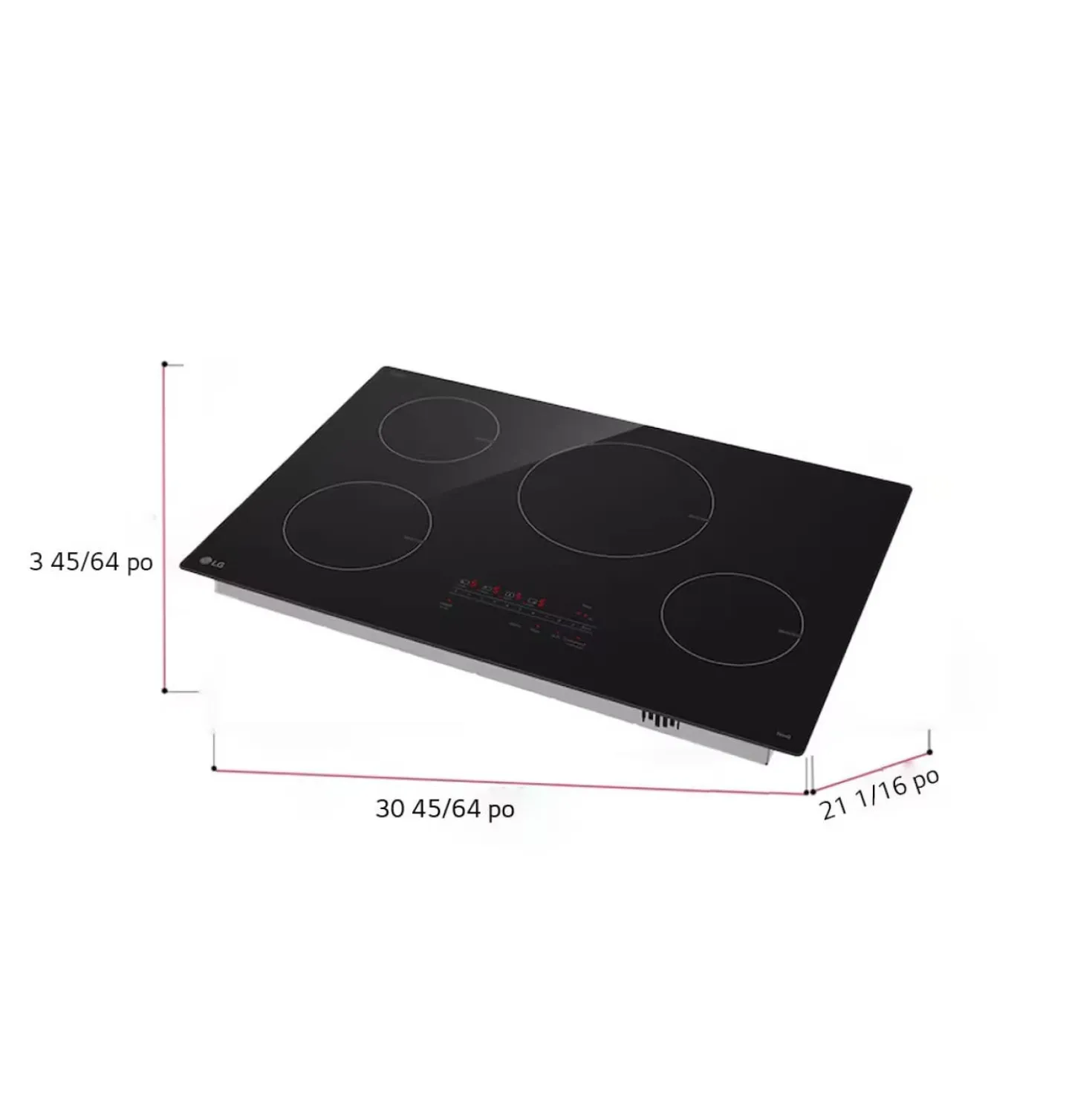 LG STUDIO Table de cuisson Induction Noir 30" Noir - CBIH3013BE