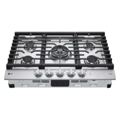 LG Table de cuissonAcier inoxydable 30" Gaz Acier inoxydable - CBGJ3027S