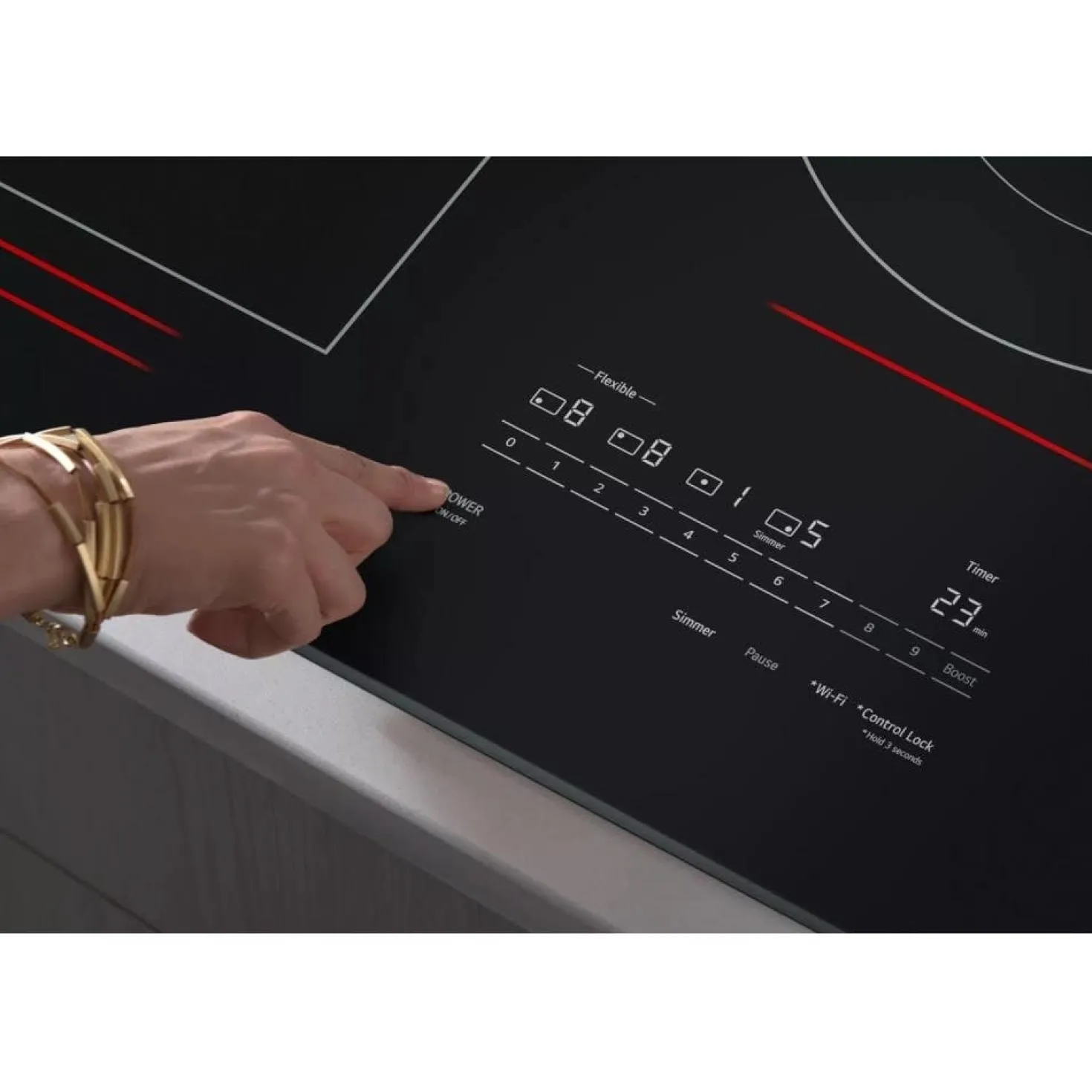 LG Table de cuisson Induction Noir 30" Noir - CBIH3017BE