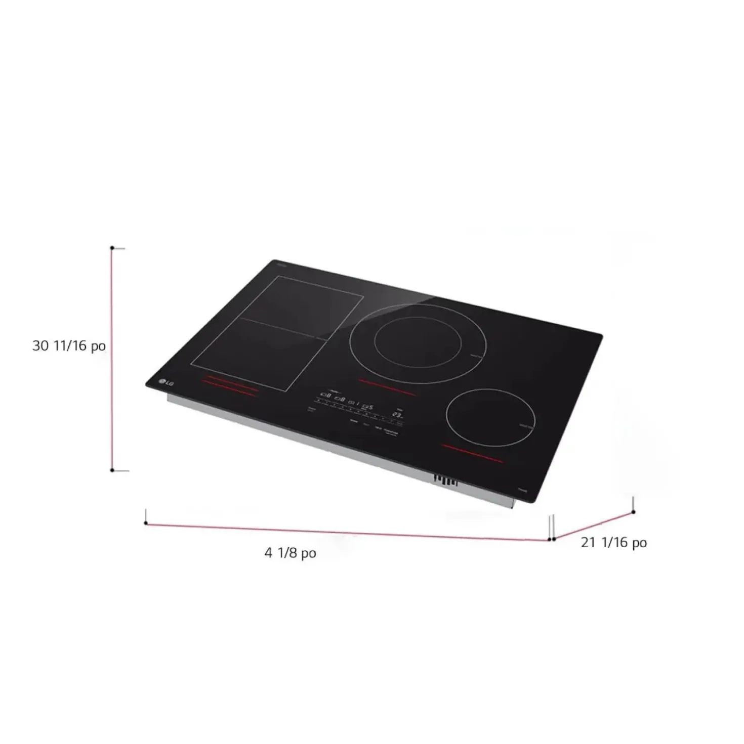 LG Table de cuisson Induction Noir 30" Noir - CBIH3017BE