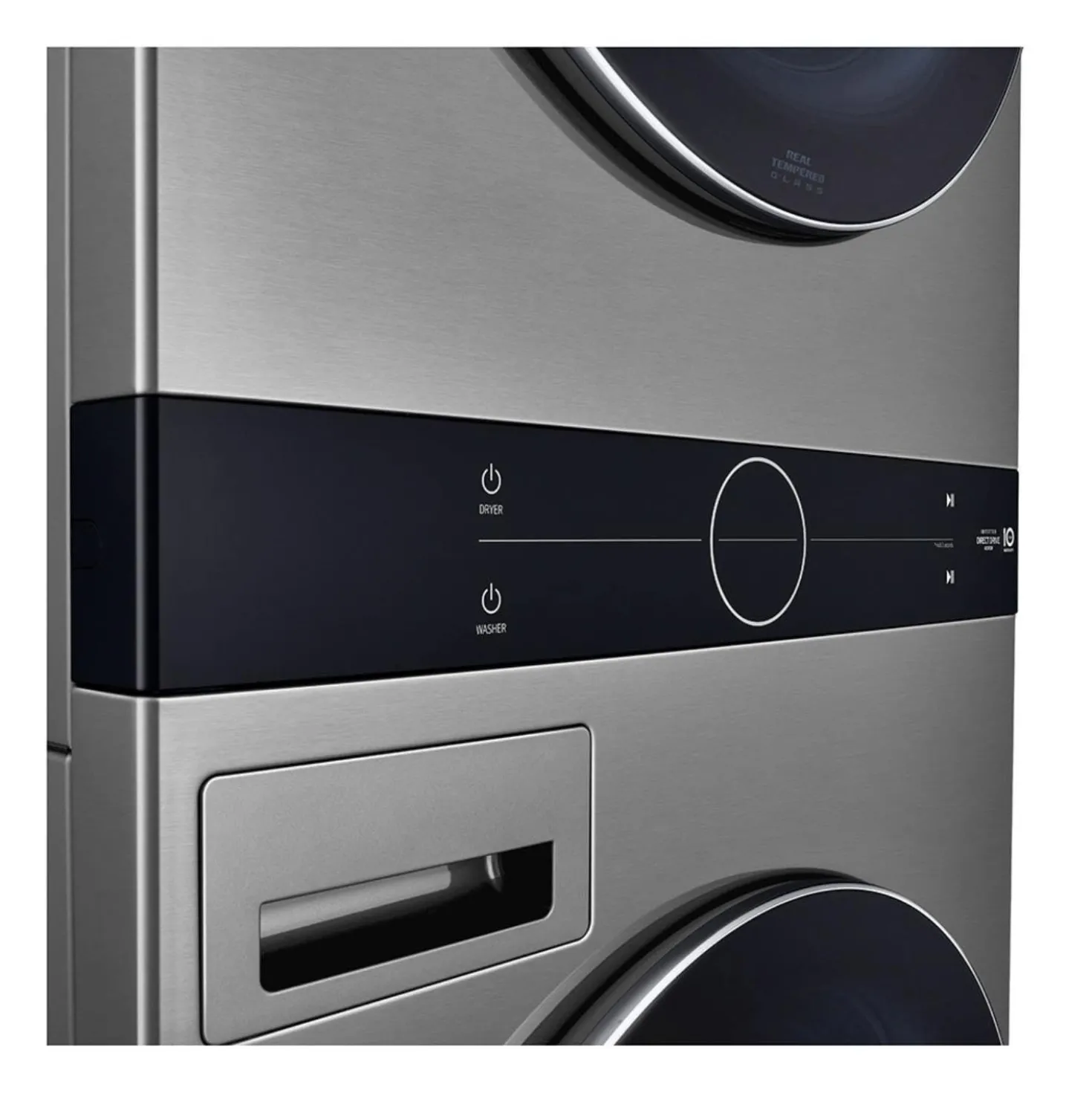 LG Tour de lavage, Acier inoxydable, 27", Chargement frontal - WKEX200HVA