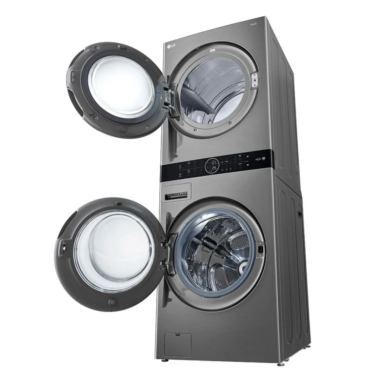 LG Tour de lavage, Acier inoxydable, 27", Chargement frontal - WKEX200HVA