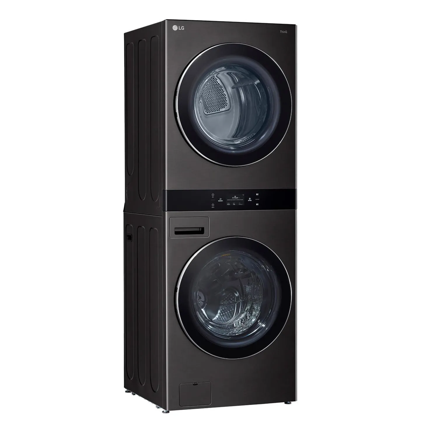 LG Tour de lavage, Acier noir, 27", Chargement frontal - WKEX300HBA