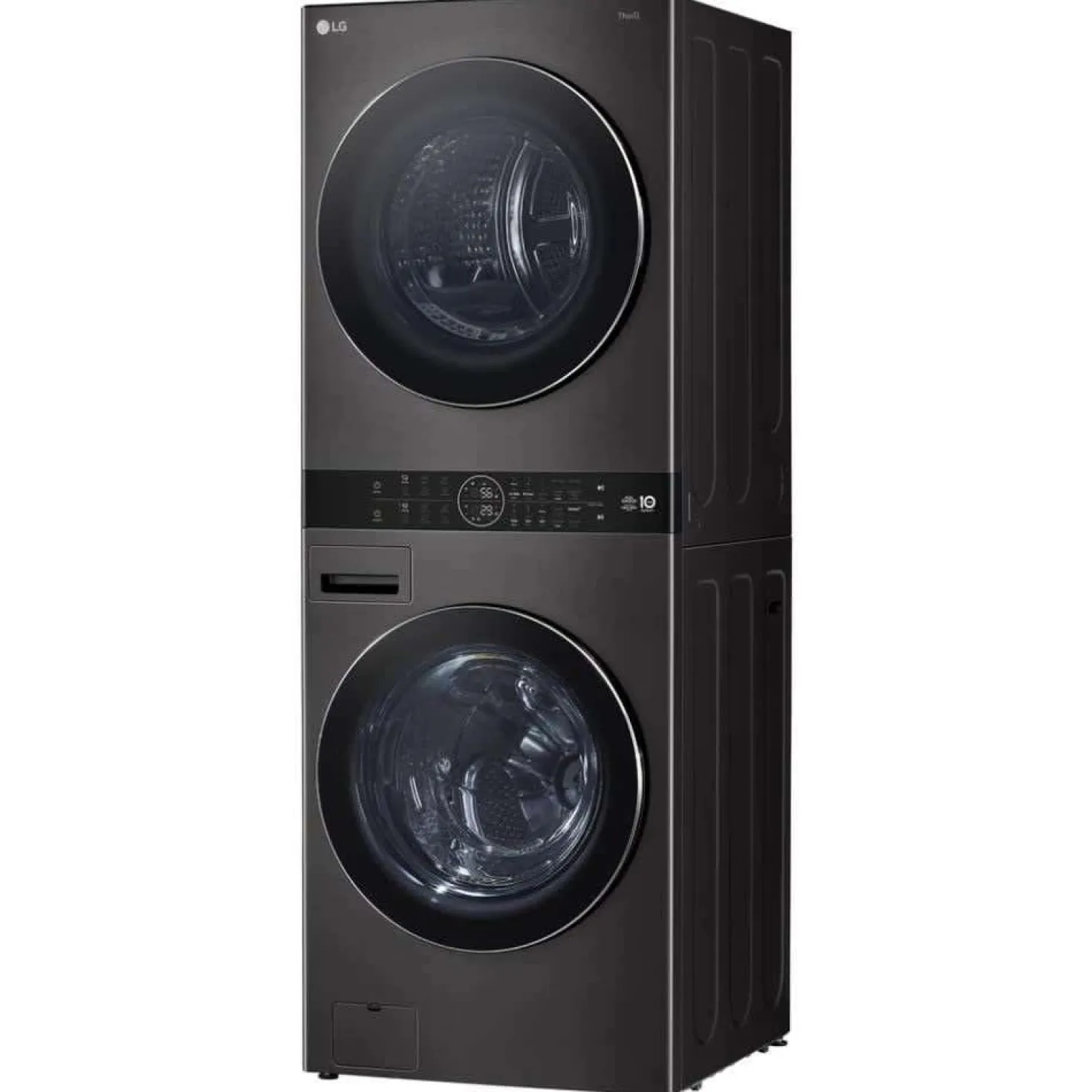 LG Tour de lavage, Acier noir, 27", Chargement frontal - WKHC252HBA