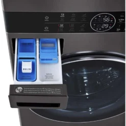 LG Tour de lavage, Acier noir, 27