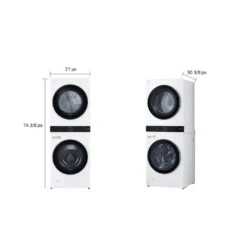 LG Tour de lavage, Blanc, 27
