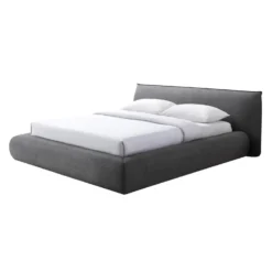 Lit coffre rembourré king - 78"