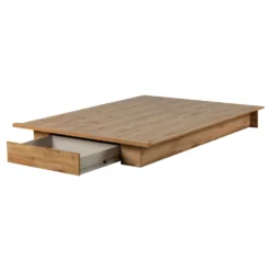 Lit double/queen avec rangement 1 tiroir (54"/60") - South Shore