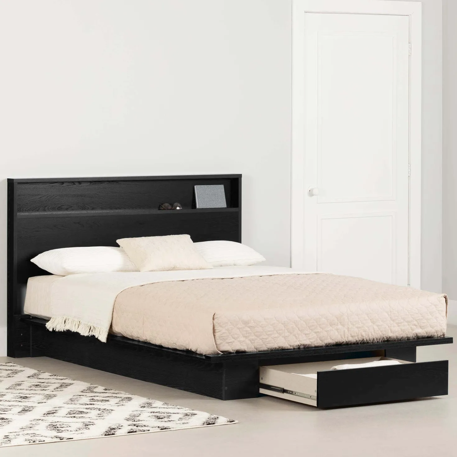 Lit double/queen avec tête de lit (54"/60") - South Shore